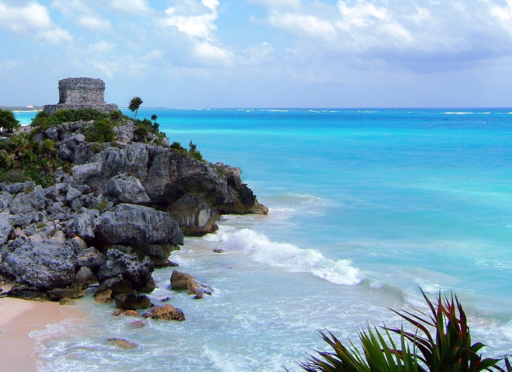 Piramide Maya de Tulum (Cerca de Cozumel) CRUCEROS CARIBE MEXICO RIVIERA MAYA TULUM COZUMEL OFERTAS NCL